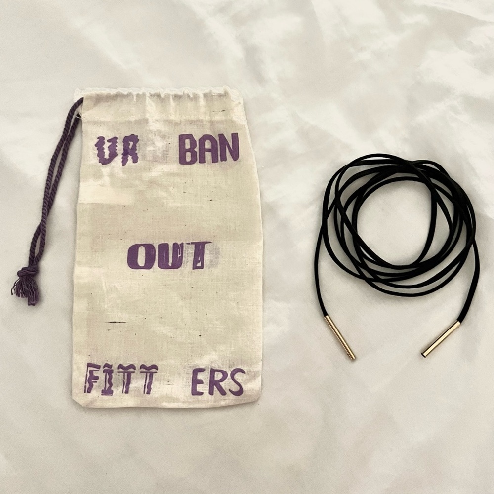 UO Black Velvet Choker Necklace